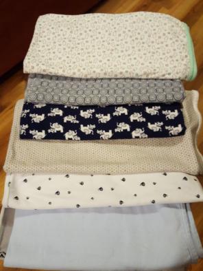 Soft snuggly swaddling blankets.