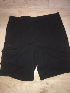 Black Cargo Shorts