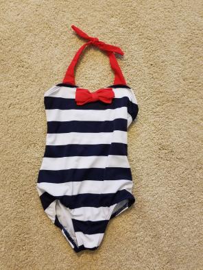Lands End nautical one piece