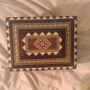 Antique jewelry box