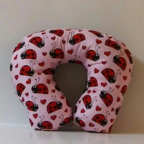 Happy Ladybug Neck Pillow