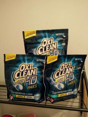 Oxi clean laundry detergent hd paks