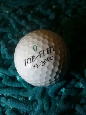 White & Black EliteXL3000 Golf Ball