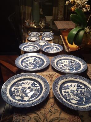 Brook Blue Churchill Willow China