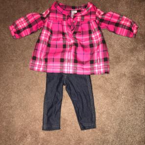 Size 3 Months, Top And Bottom Set.