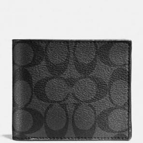 COACH SIGNATURE CANVAS MEN WALLET