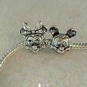 minnie and mickey disney charms 925