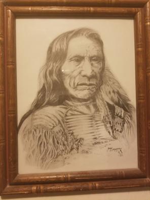 American Indian Sketch Artwork