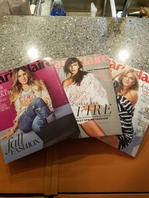 3 Marie Claire Magazines