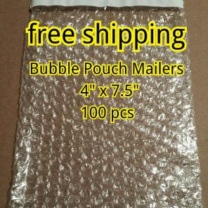 100 NEW bags 4"x7.5" Bubble Pouch Mailer