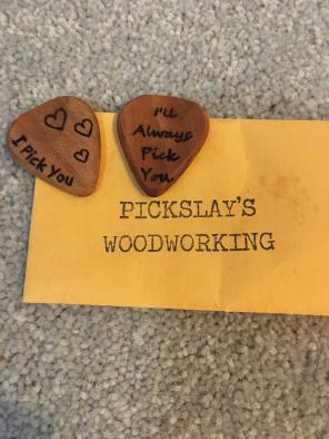 Personalized Wood Guitar Picks