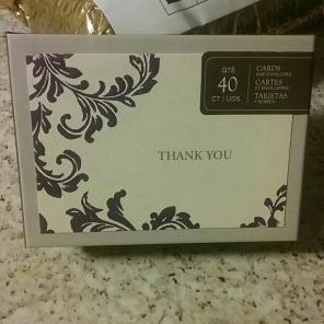 Brides thank you cards (40 ct)