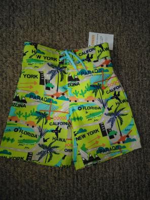 NWT Gymboree pull on travel swim trunks