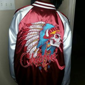 Chiefin' lightweight bomber jacket