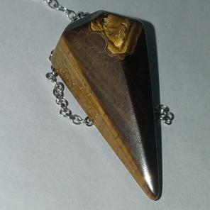 Tigers Eye Crystal Pendulum