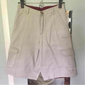 Natural Cherokee Cargo Short,Size 16/26"