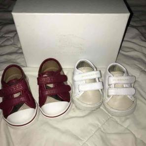 2 pairs of Burberry shoes