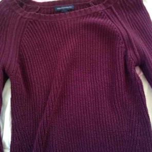 BURGUNDY AE KNIT SWEATER