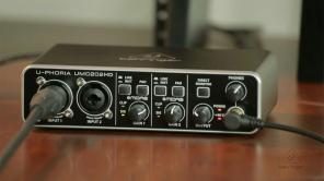 USB audio interface, records audio at 19