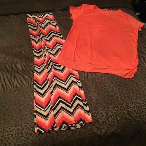 Top and skirt set