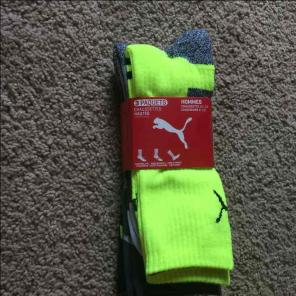 PUMA 3pk men's crew sock