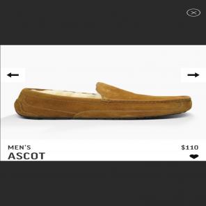 UGG M ascot 5775 chestnut new with box