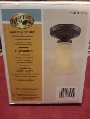 Hampton Bay Ceiling Fixture