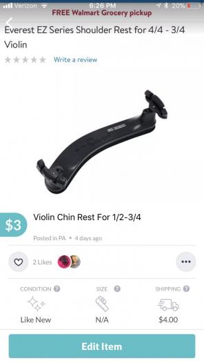 Set Of 2 Chin Rests
