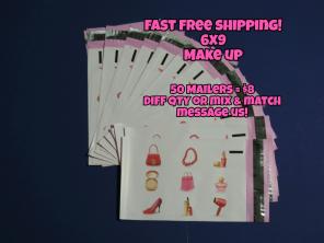 50 Poly Mailers 6x9 Make Up