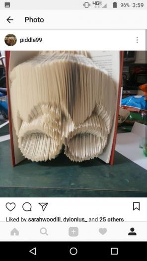 Folded Book Art