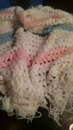 Hand Made unisex Crochet Blanket