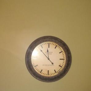 Large rustic clock