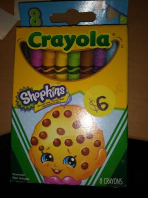 Shopkin crayons