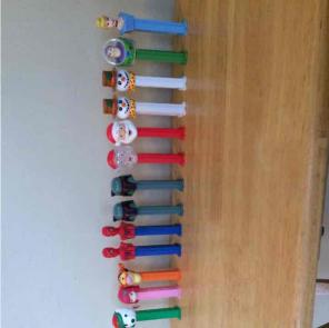 Pez dispensers lot of 13 various