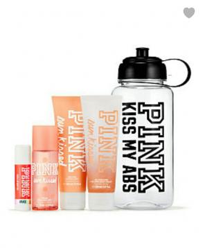 VS PINK Sunkissed Gym Water Bottle Kit