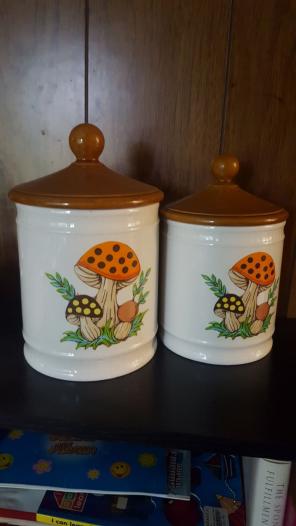 Merry Mushroom canisters