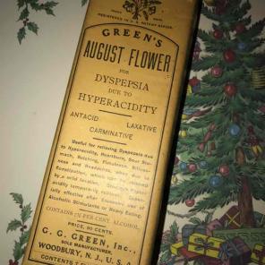 Antique pharmaceutical medicine RX box