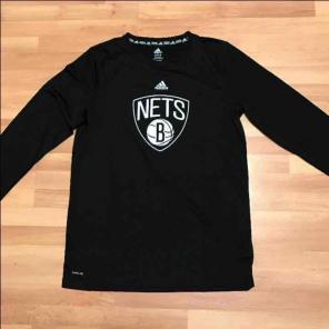 Adidas Brooklyn Nets Athletic LS Shirt