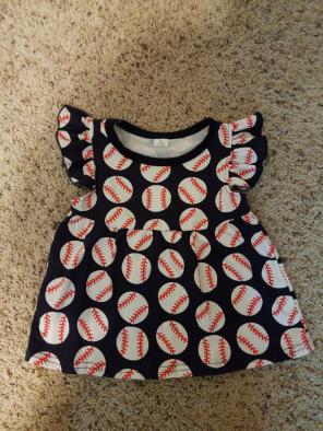 Infant Girls 9-12 months Baseball Pearl