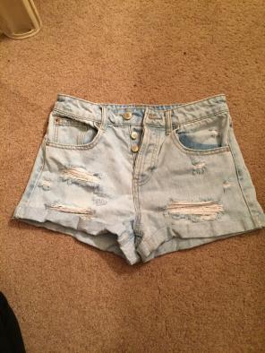high wasted shorts