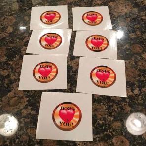 Jesus Loves You Stickers