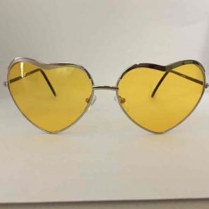 Heart Shaped Colored Sunglasses