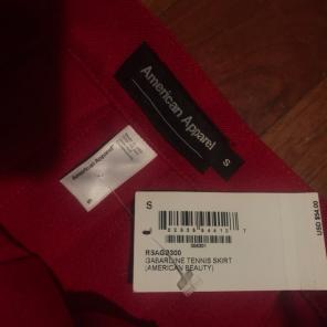 American Apparel Pleated tennis skirt