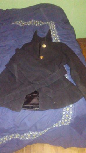 Canyon River Blues Black Pea Coat