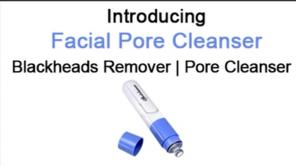 Blackhead and acne remover vacuum
