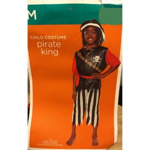 Boys Pirate King Halloween Costume Med