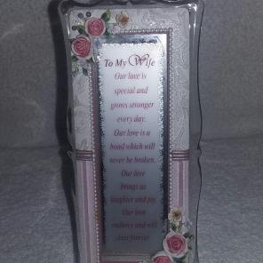 "To My Wife..." Plaque (poem)