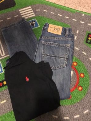 Boy CP Jeans And Polo Shirt