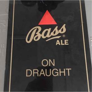 Bass Ale Metal Bar Sign