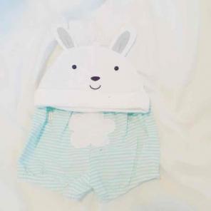 Carters Baby Short & Hat Set